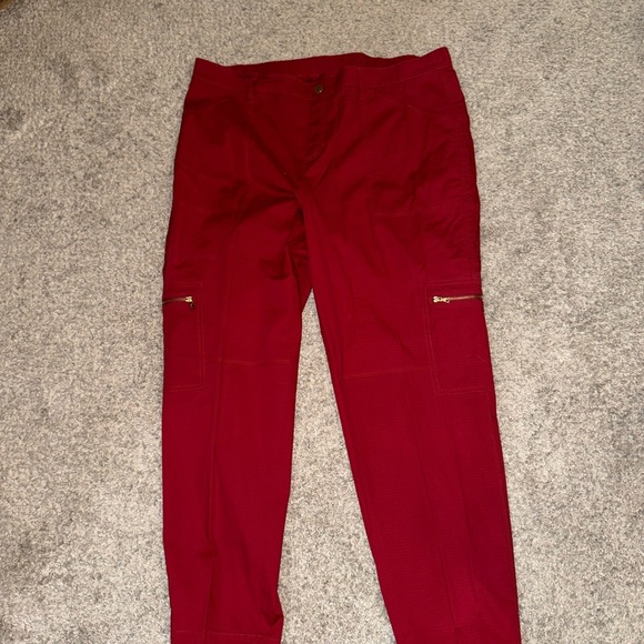 Vibrant Red Cargo Pants - Picture 1 of 4